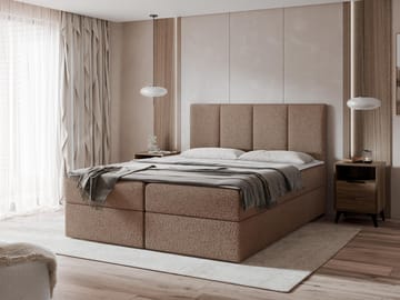 Laggano sengepakke kontinentalseng 180x200 cm - brun - Møbler - Senger - Komplett sengepakke