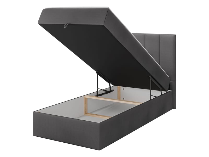 Laggano sengepakke kontinentalseng 90x200 cm - brun - Møbler - Senger - Komplett sengepakke