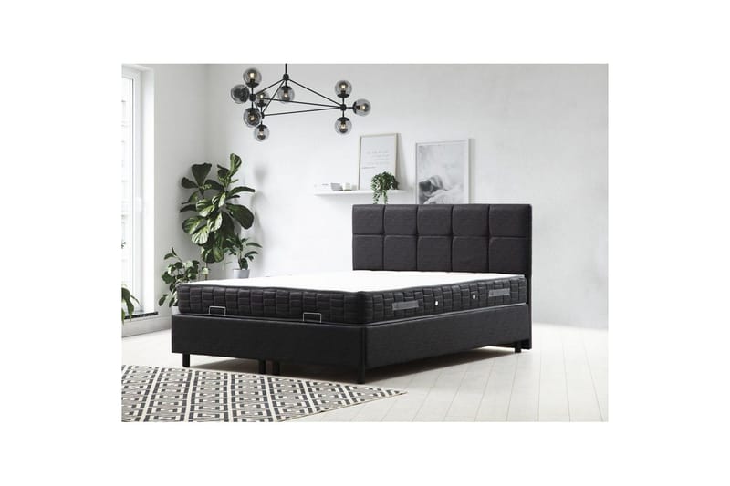 Lalmuni Sengepakke Ramme Seng 160x200 cm - Antrasitt - Møbler - Senger - Komplett sengepakke