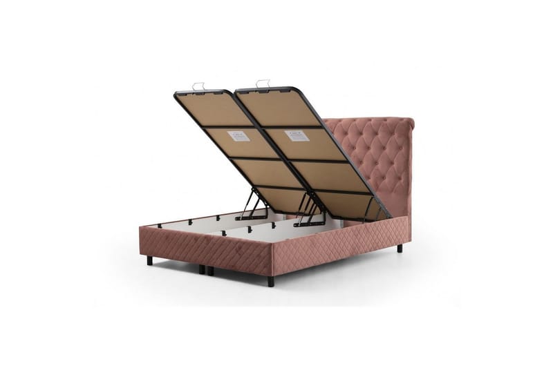 Lamoon Frame Seng 150x200 cm - Rødmende rosa - Møbler - Senger - Dobbeltsenger