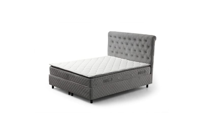 Lamoon Komplett Sengepakke 150x200 cm - Grå - Møbler - Senger - Komplett sengepakke
