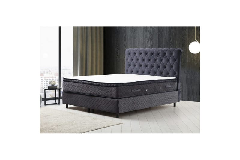 Lamoon Komplett Sengepakke 90x190 cm - Antrasitt - Møbler - Senger - Komplett sengepakke
