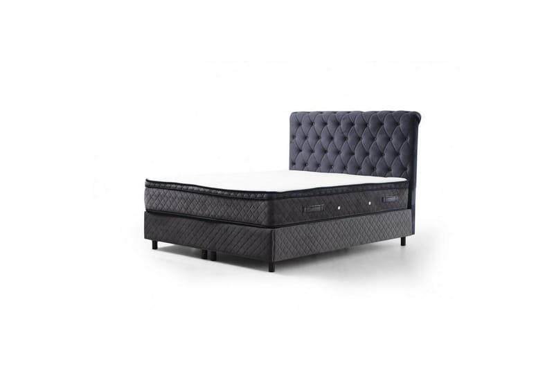 Lamoon Komplett Sengepakke 90x190 cm - Antrasitt - Møbler - Senger - Komplett sengepakke