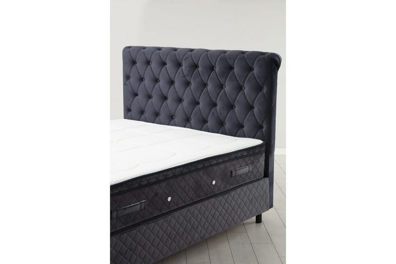Lamoon Komplett Sengepakke 90x190 cm - Antrasitt - Møbler - Senger - Komplett sengepakke