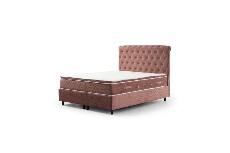 Lamoon Komplett Sengepakke 90x190 cm - Rødmende rosa - Møbler - Senger - Komplett sengepakke