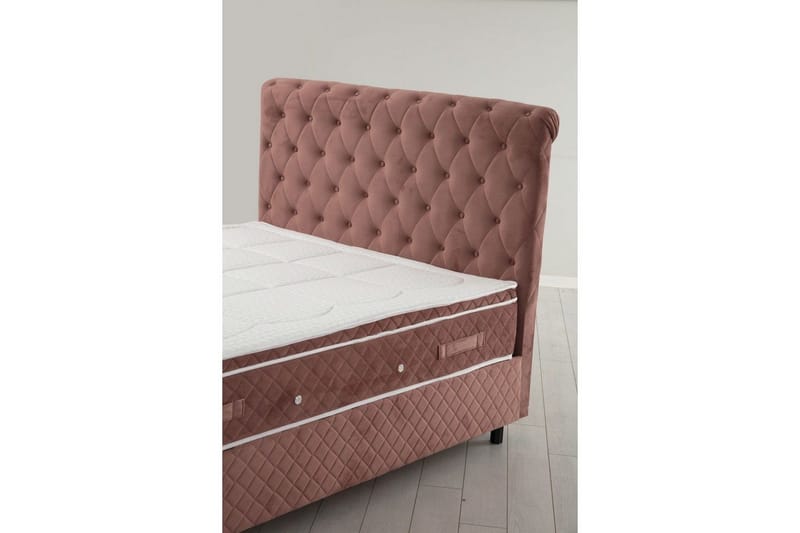 Lamoon Komplett Sengepakke 90x190 cm - Rødmende rosa - Møbler - Senger - Komplett sengepakke