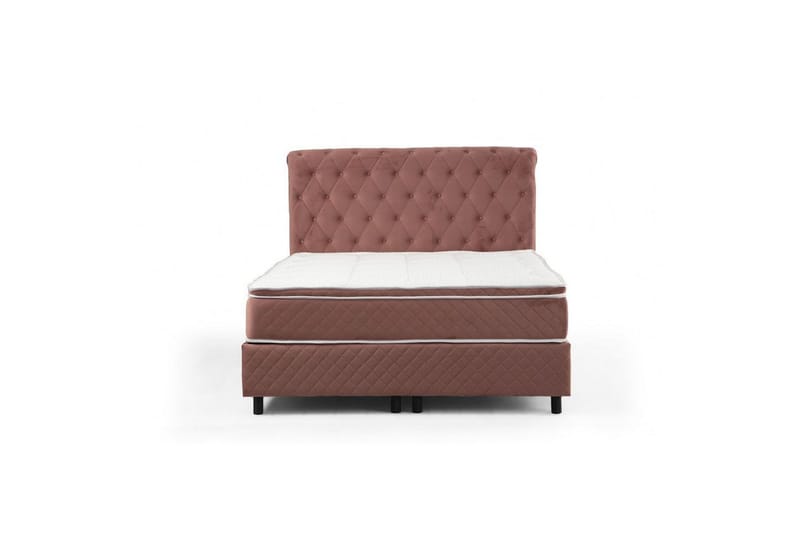 Lamoon Komplett Sengepakke 90x190 cm - Rødmende rosa - Møbler - Senger - Komplett sengepakke