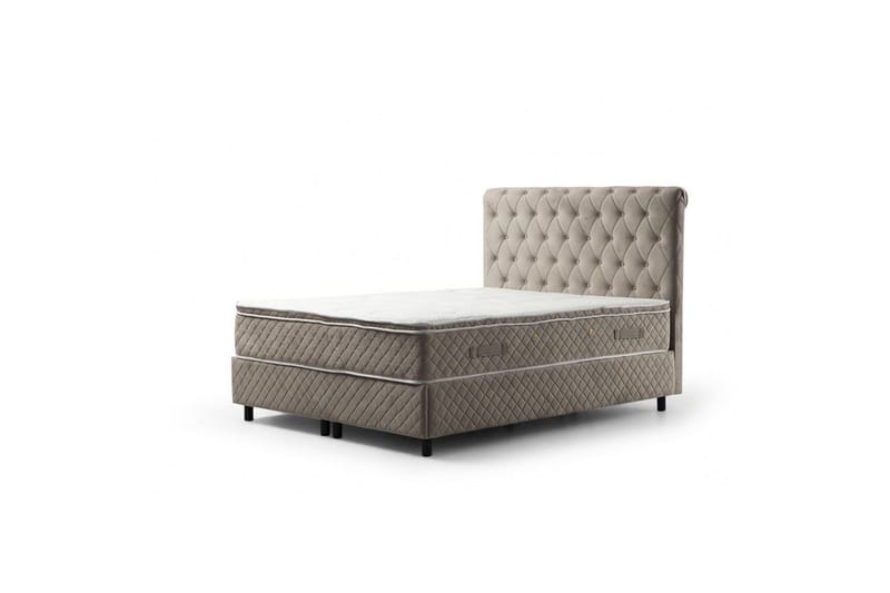 Lamoon Sengepakke Kontinentalseng 120x200 cm - Beige - Møbler - Senger - Komplett sengepakke