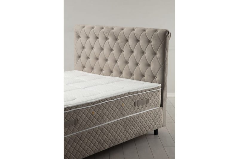 Lamoon Sengepakke Kontinentalseng 120x200 cm - Beige - Møbler - Senger - Komplett sengepakke