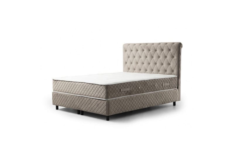 Lamoon Sengepakke Kontinentalseng 160x200 cm - Beige - Møbler - Senger - Komplett sengepakke