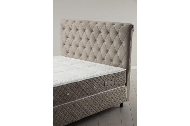 Lamoon Sengepakke Kontinentalseng 160x200 cm - Beige - Møbler - Senger - Komplett sengepakke