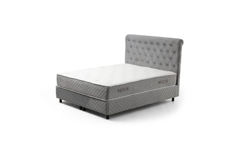 Lamoon Sengepakke Ramme Seng 150x200 cm - Grå - Møbler - Senger - Komplett sengepakke