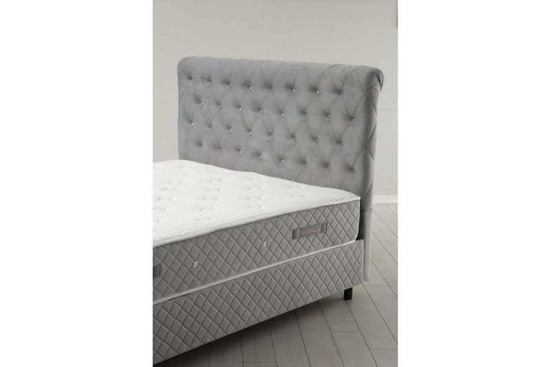 Lamoon Sengepakke Ramme Seng 150x200 cm - Grå - Møbler - Senger - Komplett sengepakke