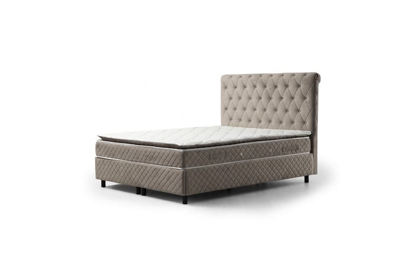 Lamoon Sengepakke Rammeseng 160x200 cm - Beige - Møbler - Senger - Komplett sengepakke