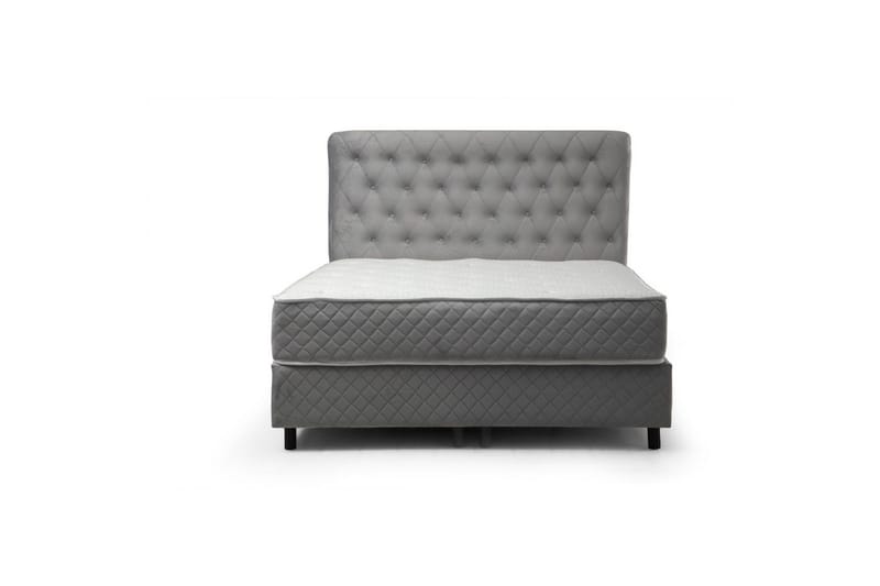 Lamoon Sengepakke Rammeseng 160x200 cm - Grå - Møbler - Senger - Komplett sengepakke