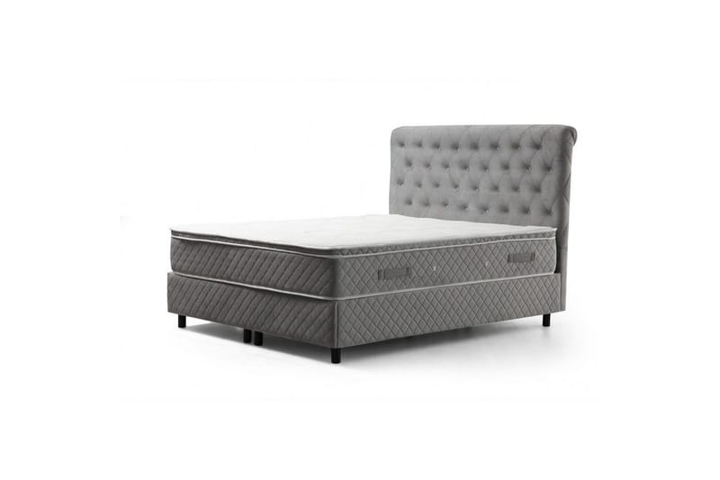 Lamoon Sengepakke Rammeseng 160x200 cm - Grå - Møbler - Senger - Komplett sengepakke