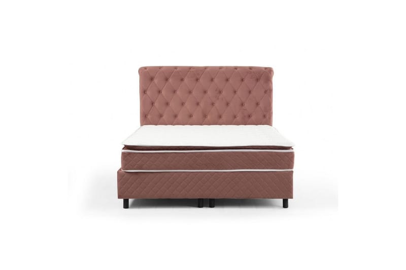 Lamoon Sengepakke Rammeseng 160x200 cm - Rødmende rosa - Møbler - Senger - Komplett sengepakke