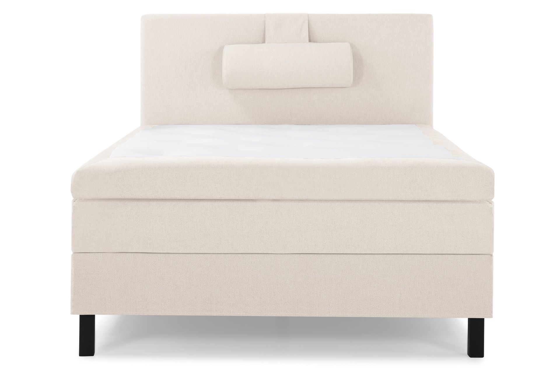 Lucky Komplett Sengepakke 120x200 Memory Glatt Sengegavl - Nakkepute Stor Beige