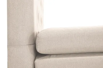 Lucky Komplett Sengepakke 120x200 Polyeter Diamant Sengegavl - Beige - Møbler - Senger - Enkeltsenger