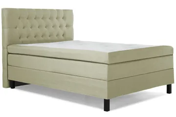 Lucky Komplett Sengepakke 140x200 Polyeter Diamant Sengegavl - Grønn - Møbler - Senger - Komplett sengepakke
