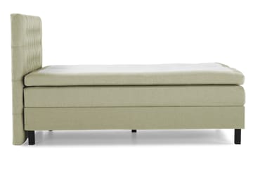 Lucky Komplett Sengepakke 140x200 Polyeter Diamant Sengegavl - Grønn - Møbler - Senger - Komplett sengepakke