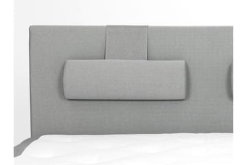 Lucky Komplett Sengepakke 160x200 Lateks Glatt Sengegavl - Nakkepute Stor Mellangrå - Møbler - Senger - Komplett sengepakke