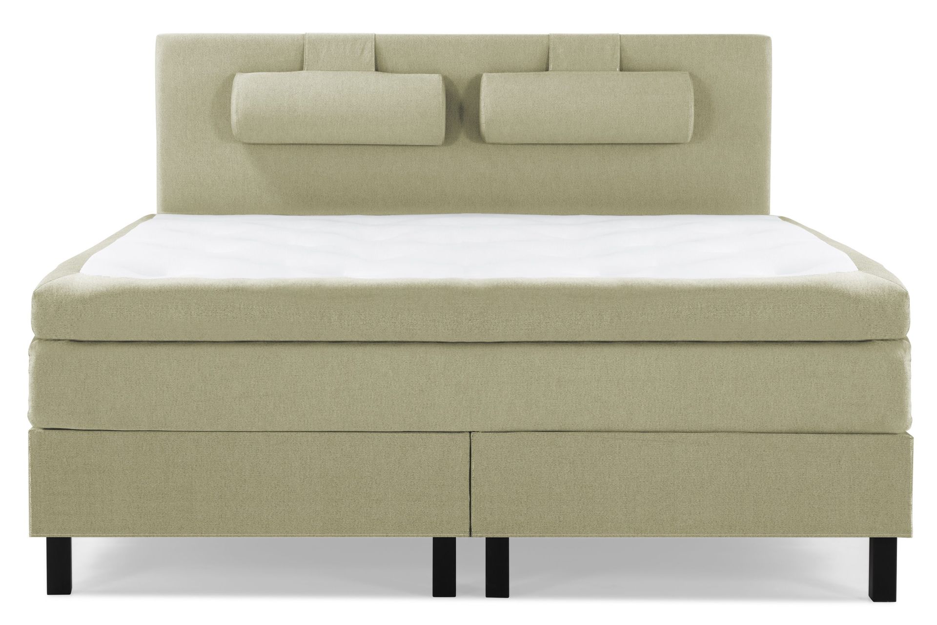 Lucky Komplett Sengepakke 180x200 Polyeter Glatt Sengegavl - Nakkepute Stor Grønn