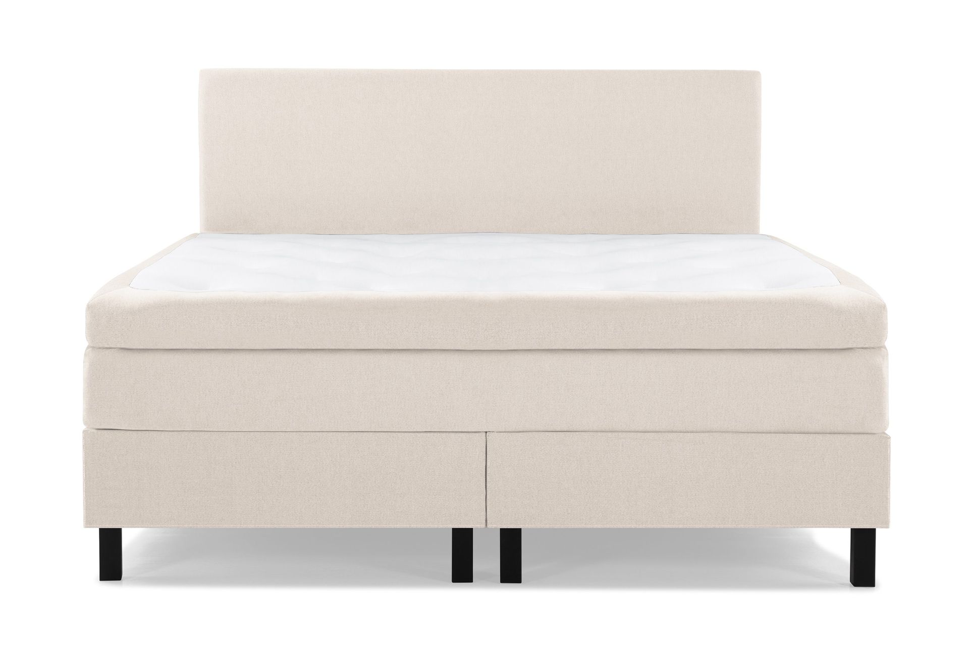 Lucky Komplett Sengpakke Kontinental 160x200 cm Polyeter Glatt gavl - Beige