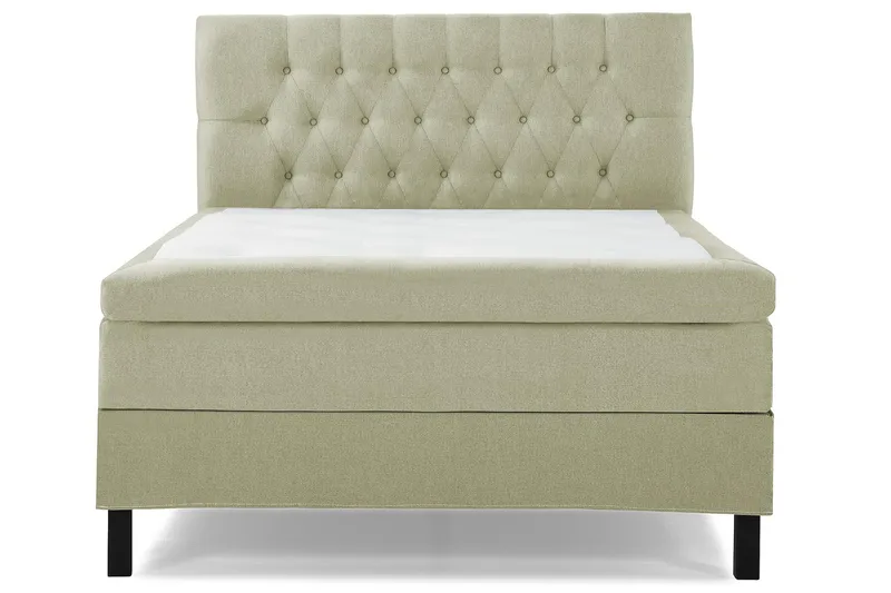 Lucky Kontinentalseng 140x200 Polyeter - Grønn - Møbler - Senger - Komplett sengepakke