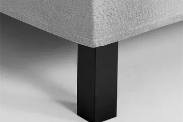 Lucky Kontinentalseng 150x200 Skum - Mellangrå - Møbler - Senger - Komplett sengepakke