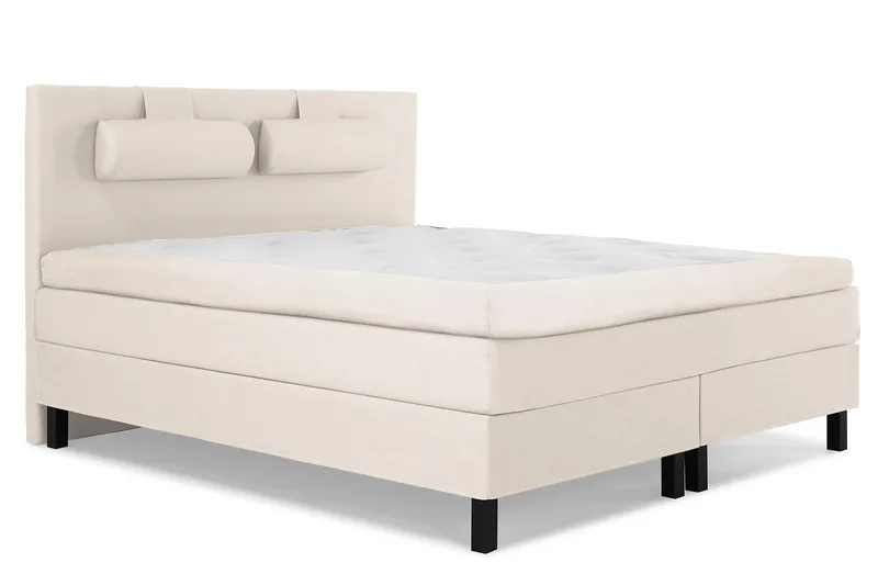 Lucky Kontinentalseng 150x200 Polyeter - Beige - Møbler - Senger - Kontinentalsenger