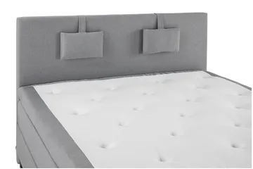 Lucky Kontinentalseng 150x200 Polyeter - Mellangrå - Møbler - Senger - Komplett sengepakke