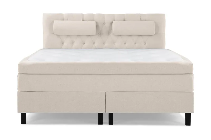 Lucky Kontinentalseng 160x200 Lateks - Beige - Møbler - Senger - Komplett sengepakke