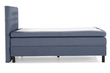 Lucky Sengepakke 140x200 Polyeter Diamant Sengegavl - Mørkeblå - Møbler - Senger - Komplett sengepakke