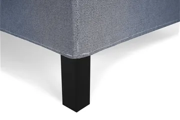 Lucky Sengepakke 140x200 Polyeter Diamant Sengegavl - Mørkeblå - Møbler - Senger - Komplett sengepakke