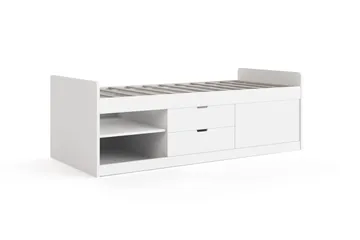Lundvik sengeramme 90x200 cm med oppbevaring - Møbler - Senger - Sengeramme & sengestamme