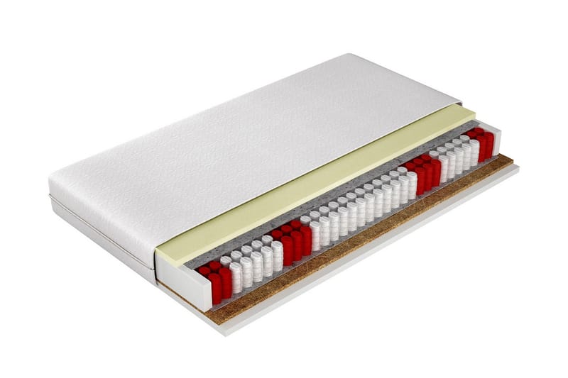 Billok Fjærmadrass 140x200 cm - Hvit - Møbler - Senger - Madrasser - Rammemadrass & springfjærmadrass