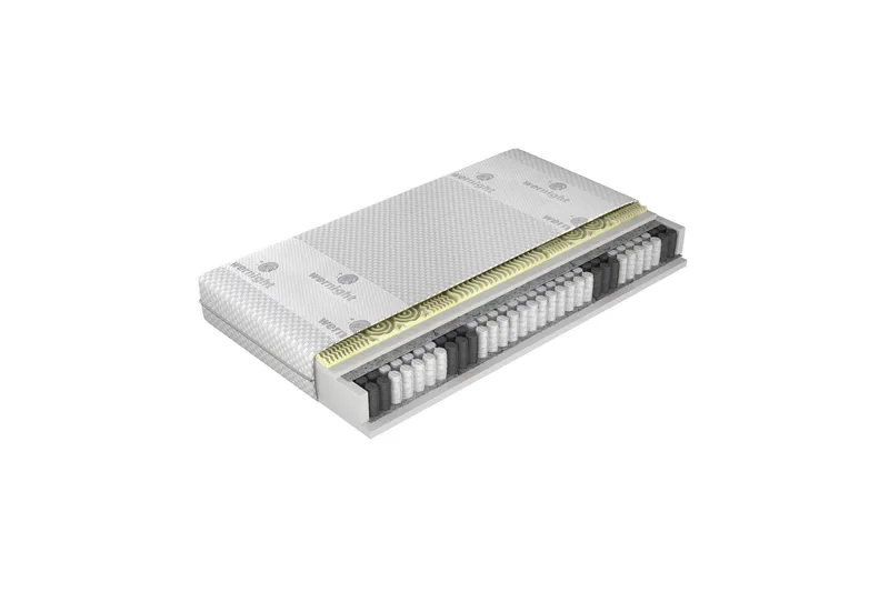 Bortan Fjærmadrass 80x200 cm - Hvit - Møbler - Senger - Madrasser - Rammemadrass & springfjærmadrass