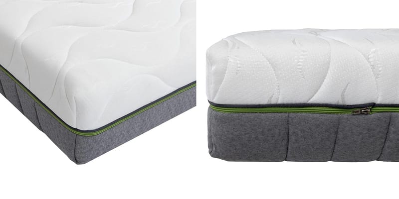Brylan springfjærmadrass 100x200 cm - hvit - Møbler - Senger - Madrasser - Overmadrass