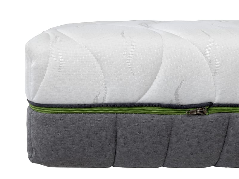 Brylan springfjærmadrass 100x200 cm - hvit - Møbler - Senger - Madrasser - Overmadrass