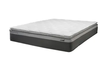 Fjermadrass HARMONY TOPPOCKET 120x200xH33cm - Hvit/Grå - Møbler - Senger - Madrasser - Rammemadrass & springfjærmadrass