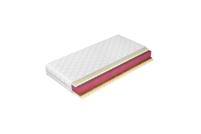 Gabri Skummadrass 80x200 cm - Hvit - Møbler - Senger - Madrasser - Skummadrass