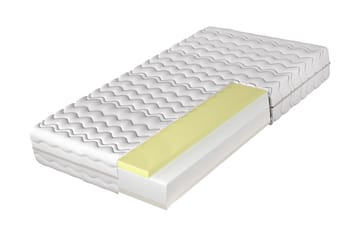 Gamini Skummadrass 160x200 cm - Hvit - Møbler - Senger - Madrasser - Skummadrass