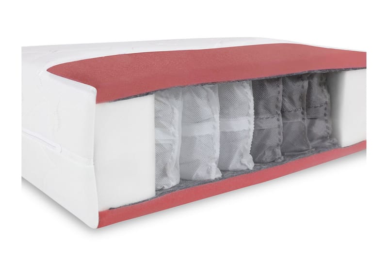 Guntorp Fjærmadrass 90x200 cm - Hvit - Møbler - Senger - Madrasser - Rammemadrass & springfjærmadrass