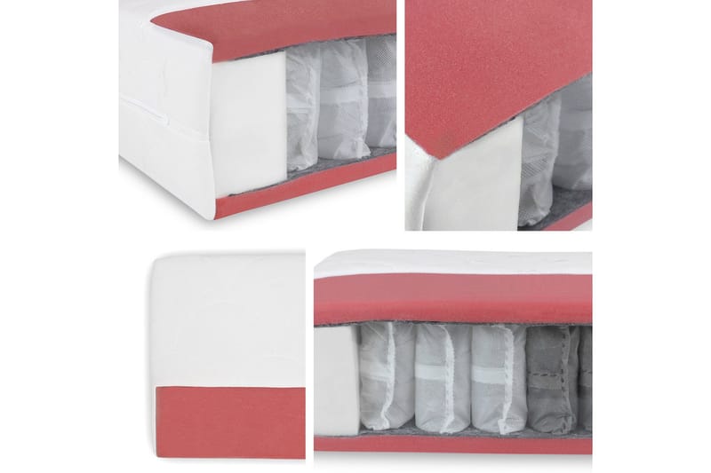 Guntorp Fjærmadrass 90x200 cm - Hvit - Møbler - Senger - Madrasser - Rammemadrass & springfjærmadrass