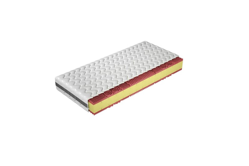 Hoefler Skummadrass 80x200 cm - Hvit - Møbler - Senger - Madrasser - Skummadrass