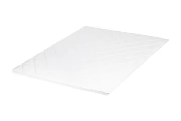 HVILA Duo overmadrass vendbar med sommer- og vinterside, 160x200 cm – 7 cm myk/medium, polyeterskum, vaskbart trekk - Møbler - Senger - Madrasser - Overmadrass