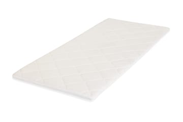 HVILA Duo overmadrass vendbar med sommer- og vinterside, 90x200 cm – 7 cm myk/medium, polyeterskum, vaskbart trekk - Møbler - Senger - Madrasser - Overmadrass