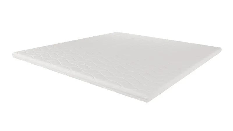 HVILA Latex overmadrass i punktelastisk lateks 160x200 cm – 7 cm medium/fast, vaskbart trekk, undefined