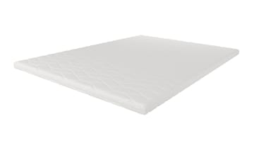 HVILA Latex overmadrass i punktelastisk lateks 120x200 cm – 7 cm medium/fast, vaskbart trekk - Møbler - Senger - Madrasser - Overmadrass